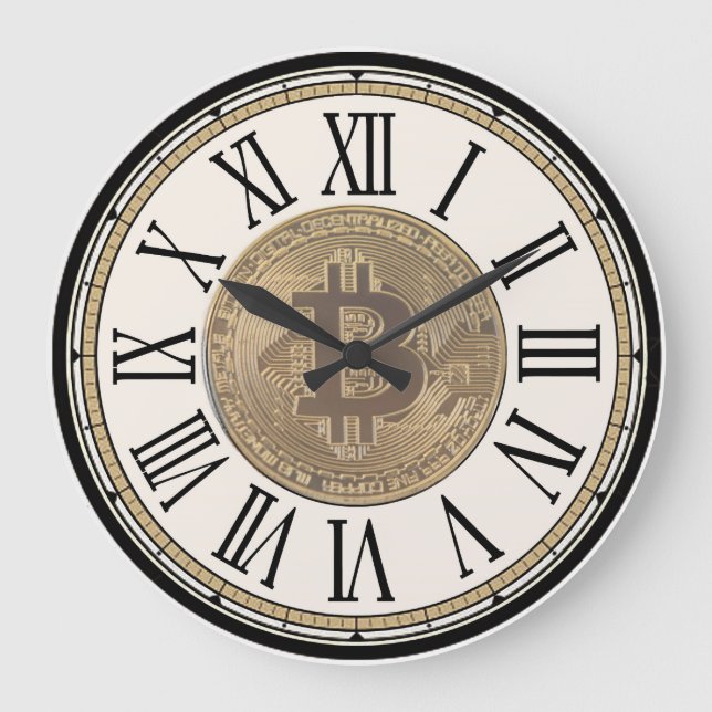 Treasure Hunters' Bitcoin Wall Clock (Front)