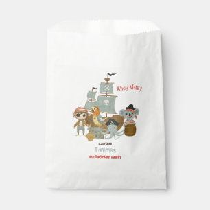 Treasure Hunters Pirate Birthday Favour Bag