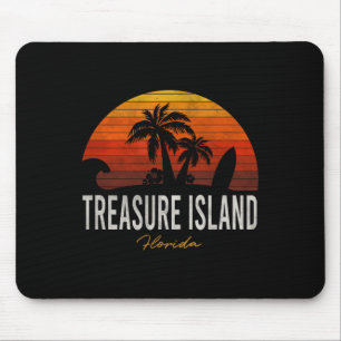 Treasure Island Beach Florida Fl Palms Vacation Su Mouse Pad
