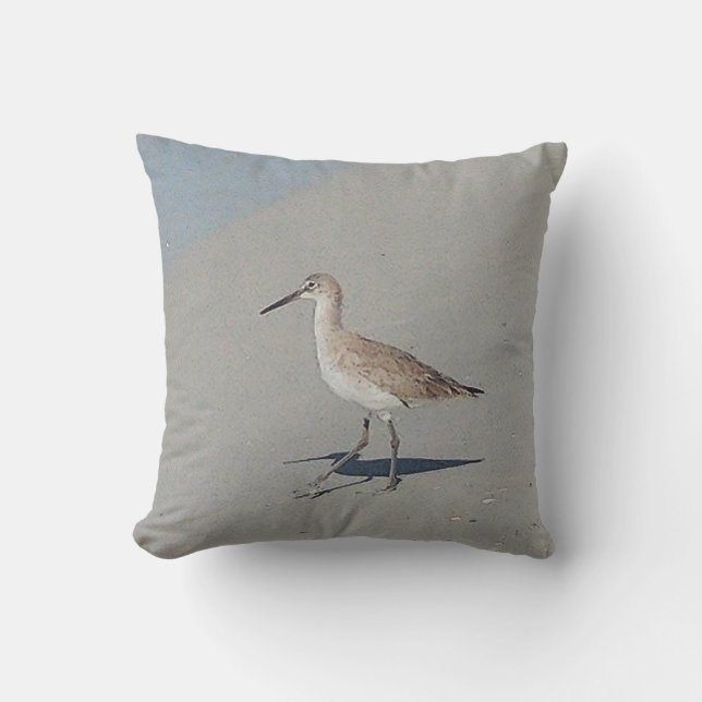 Treasure Island Florida Sandpiper Outdoor Cushion (Front)