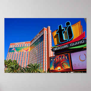 Treasure Island Hotel Las Vegas America Poster