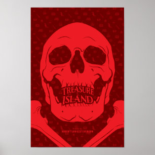 Treasure Island Literary Poster