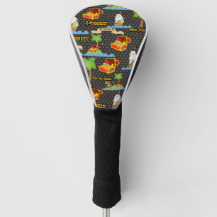 Treasure Island Palm Tropical Pirate Flag Raiding Golf Head Cover