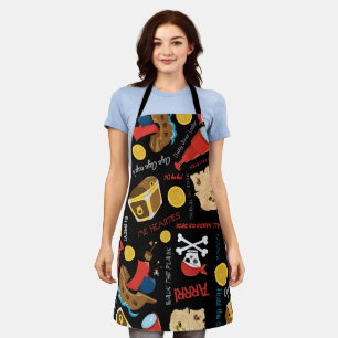 Treasure Island Pirate Party Apron