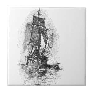 Treasure Island Pirate Ship Tile
