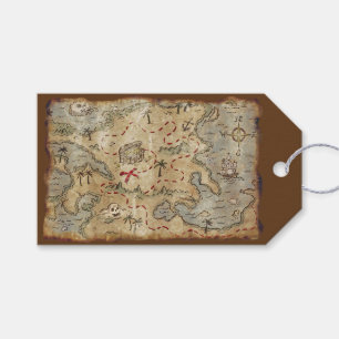 Treasure Map Gift Tags