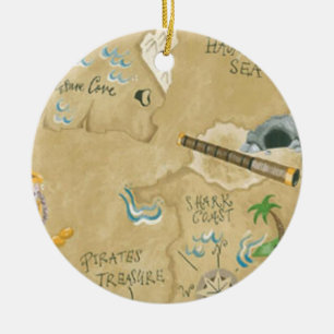 Treasure Map Ornament