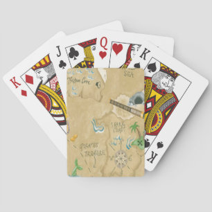 Treasure Map Playing Cards