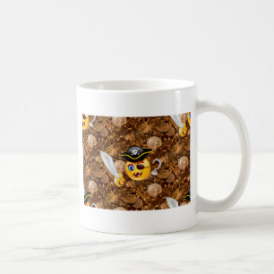 treasure pirate emoji coffee mug