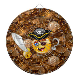 treasure pirate emoji dartboard
