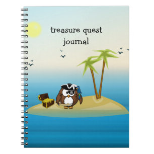 treasure quest owl notebook