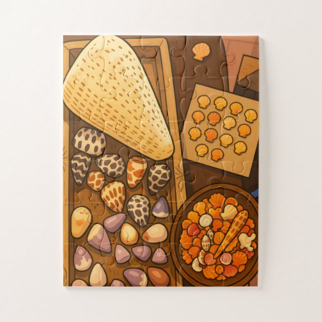 Treasure’s on the table puzzle (Vertical)