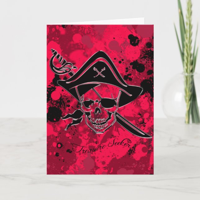 Treasure Seeker Greeting Card (Front)