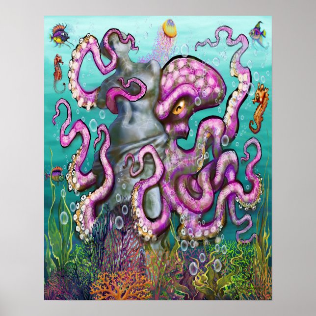 Treasure Tentacles Poster (Front)