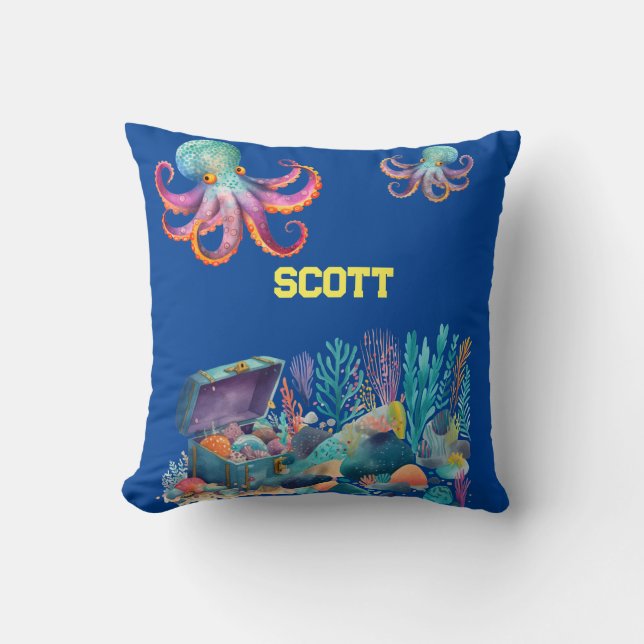 Treasure under the sea cushion (Front)