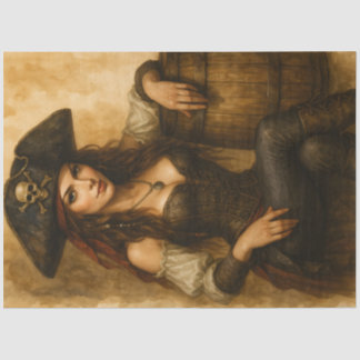 Treasurebound – Gothic Pirate Pin-Up Fantasy Decou Tissue Paper