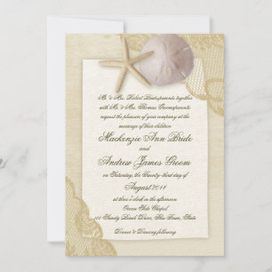 Treasured Beach Wedding Invitation