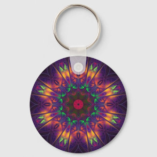 Treasured Lore Mandala   Key Ring