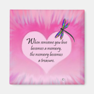 Treasured Memories Dragonfly Magnet