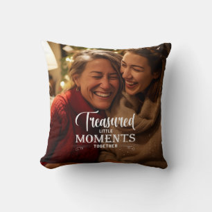 Treasured Moments White Script Cushion