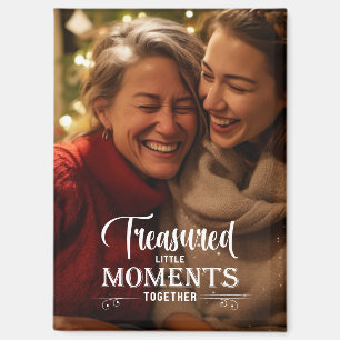 Treasured Moments White Script Magnet