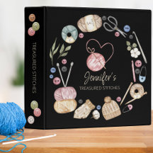 Treasured Stitches Monogram Pattern Keeper