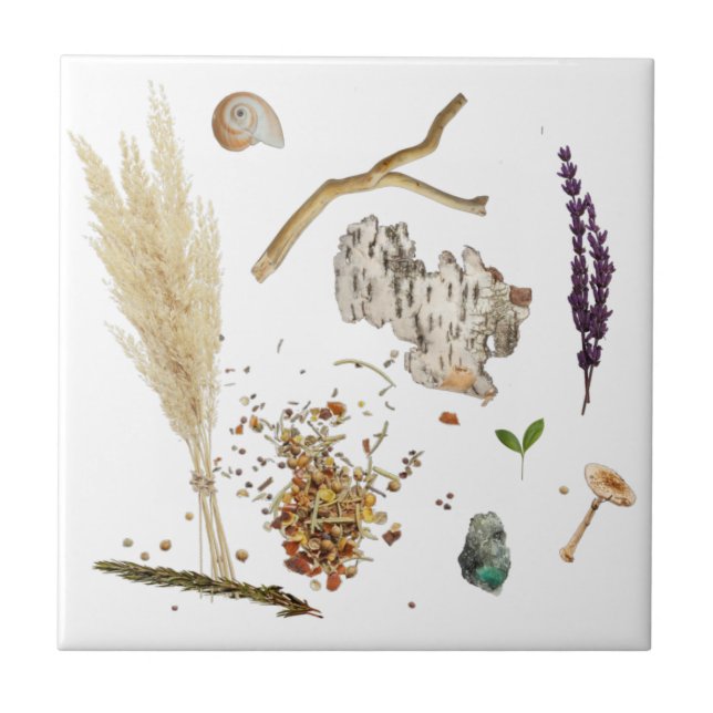 Treasures Ceramic Tile (Front)