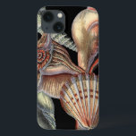 Treasures of the Sea iPhone 13 Case<br><div class="desc">This art print displays the finest things in nature within the ocean. Find all the different types of sea life in this image including a Conch Seashell,  Sand Dollars,  and Reefs buried deep in the sea. This art collection is a must have in your next Zazzle products.</div>