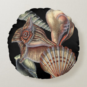 Treasures of the Sea Round Cushion