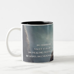 Treasures of the Tao Te Ching 012 Two-Tone Coffee Mug