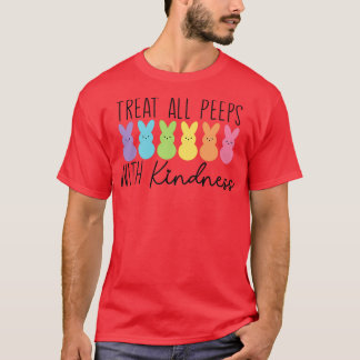 Treat All Bunnies With Kindness Smart Teacher East T-Shirt