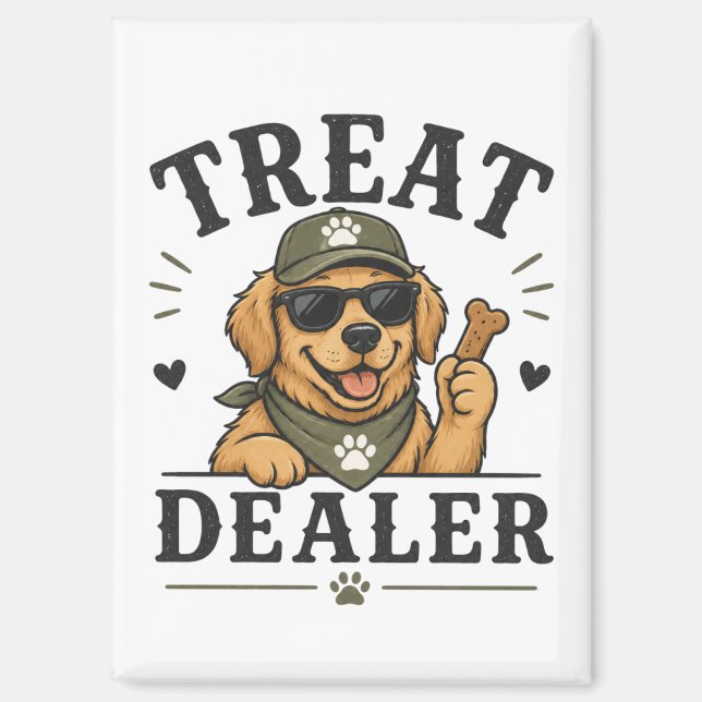 Treat Dealer Funny Fridge Magnet (Front)