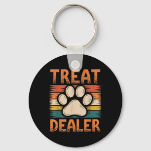 Treat Dealer Mens Funny Mens Treat Dealer Key Ring