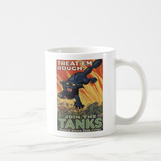 Treat Em Rough-1918 Coffee Mug (Right)