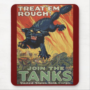 Treat Em Rough-1918 Mouse Pad