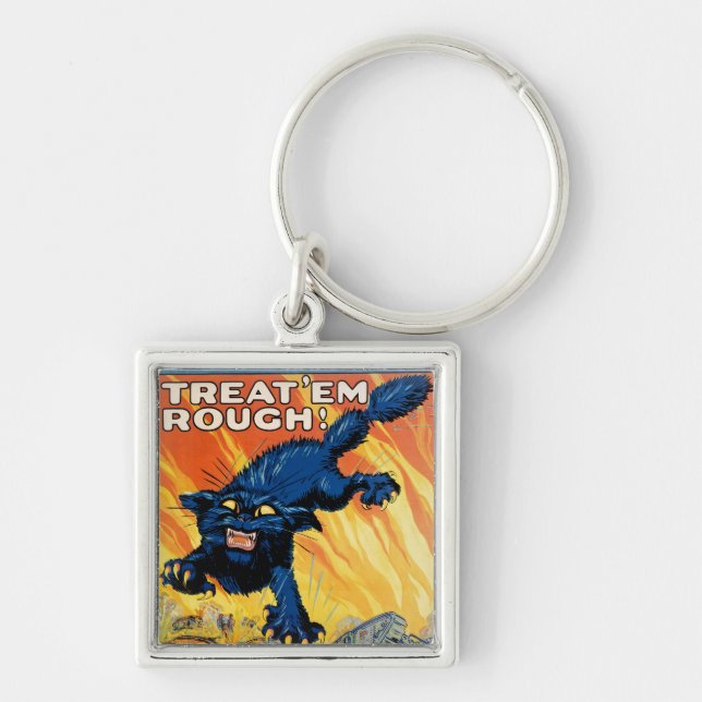 Treat 'em Rough - Join the Tanks Key Ring (Front)