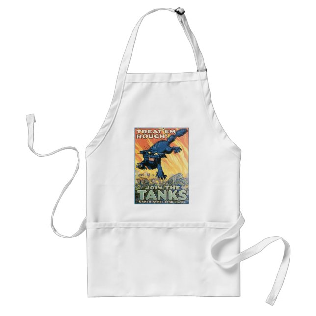 Treat 'Em Rough - Join the Tanks! Standard Apron (Front)