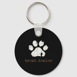 Treat Er _ Funny Dog Lover Dog Mum Dad Key Ring