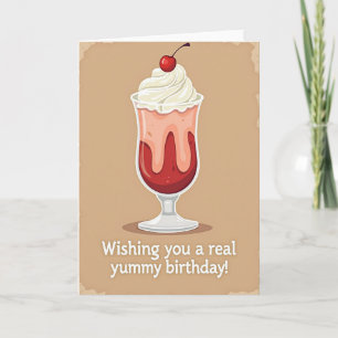 Treat Glass Birthday Card