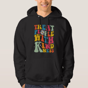 Treat People With Kindness Retro TPWK Inspirationa Hoodie