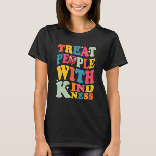 Treat People With Kindness Retro TPWK Inspirationa T-Shirt