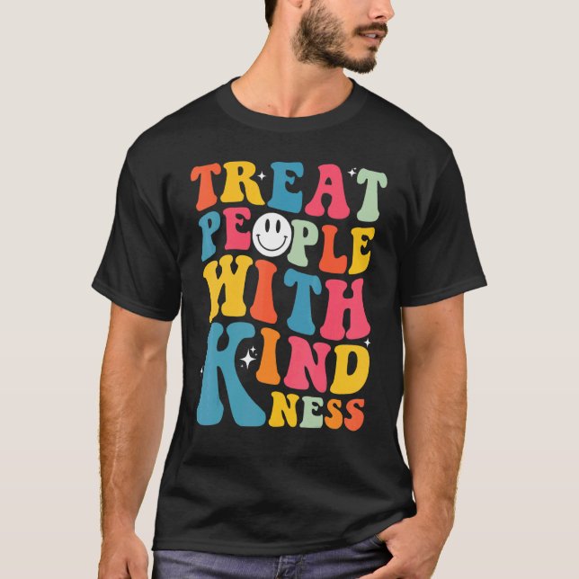 Treat People With Kindness TPWK Aesthetic Trendy P T-Shirt (Front)