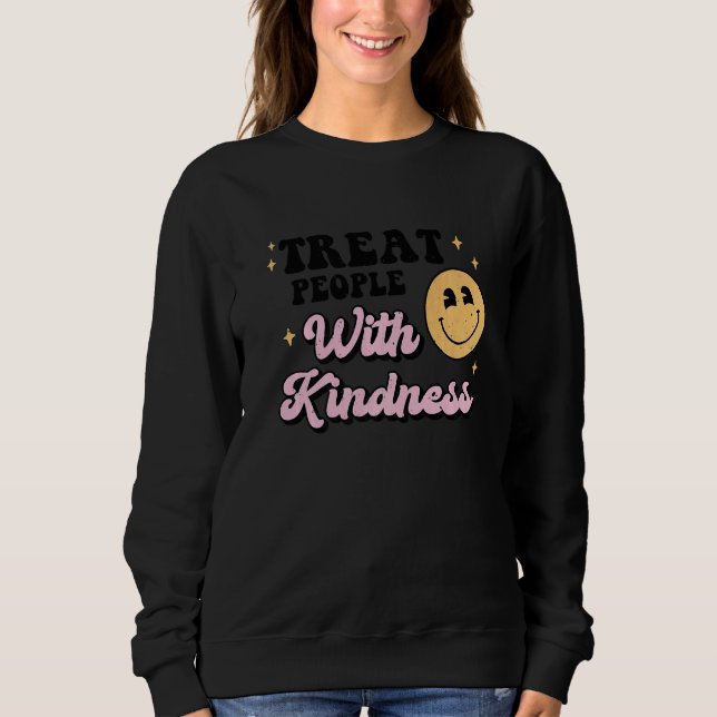 Treat People With Kindness TPWK Trendy Preppy  1 Sweatshirt (Front)