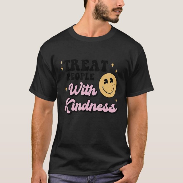 Treat People With Kindness TPWK Trendy Preppy 3 T-Shirt (Front)