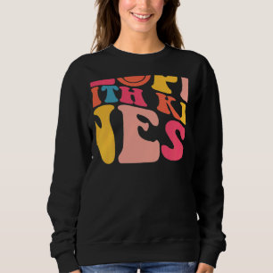 Treat People With Kindness TPWK Trendy Preppy On B Sweatshirt