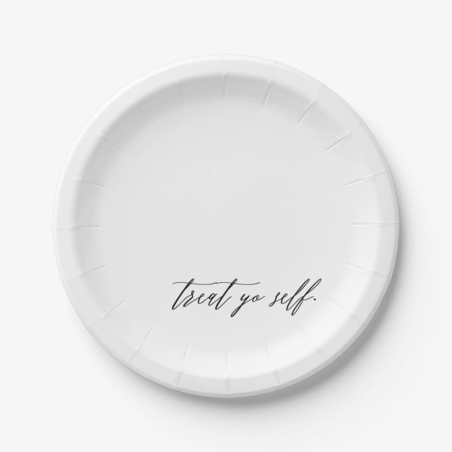 Treat Yo' Self Dessert Plate (Front)