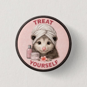 Treat Yourself 3 Cm Round Badge