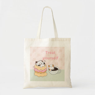  Treat Yourself Cats Tote Bag