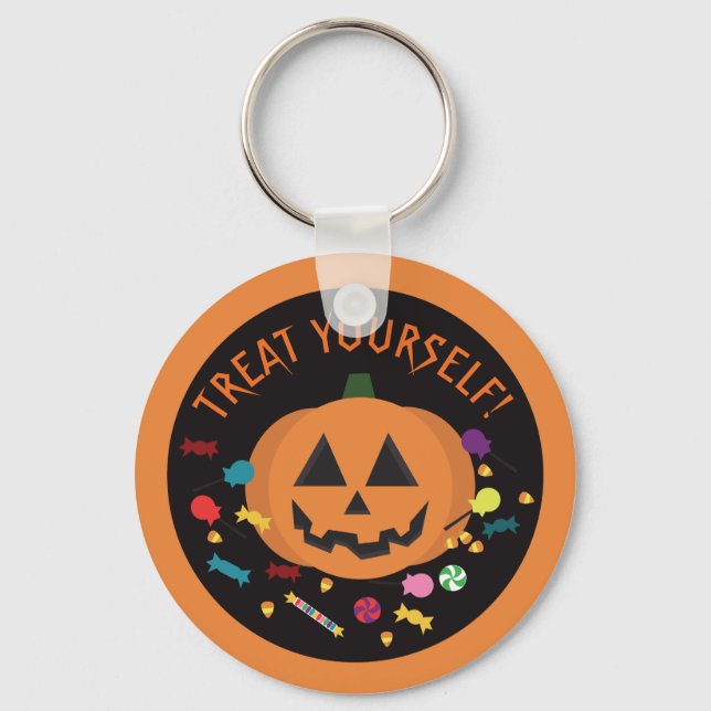 Treat Yourself! Key Ring (Front)