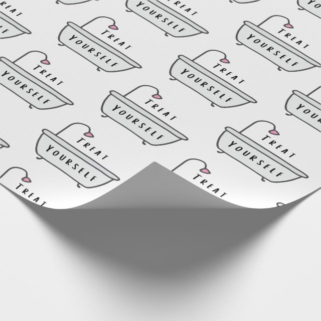 Treat Yourself Wrapping Paper (Corner)